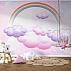 Pastel Rainbow Cloud Wall Mural – Dreamy Kids Sky Design Pastel Rainbow Cloud Wall Mural – Dreamy Kids Sky Design