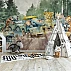 Safari Animals Kids Wall Mural – Watercolor Jungle Adventure Design Safari Animals Kids Wall Mural – Watercolor Jungle Adventure Design