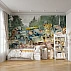 Safari Animals Kids Wall Mural – Watercolor Jungle Adventure Design Safari Animals Kids Wall Mural – Watercolor Jungle Adventure Design