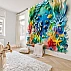 3D Paper Cut Ocean Reef Wall Mural – Colorful Underwater Diver Kids Wallpaper for Playroom & Nursery