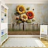 Sunny Sunflower Garden Kids Wall Mural – 3D Floral Nature Nursery Wallpaper