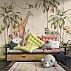 Safari Jungle Kids Wall Mural – Giraffe Zebra Tropical Nursery Design Safari Jungle Kids Wall Mural – Giraffe Zebra Tropical Nursery Design