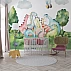 Colorful Dinosaur Kids Wall Mural – Cute Cartoon Nursery Design Colorful Dinosaur Kids Wall Mural – Cute Cartoon Nursery Design