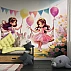 Princess Swing Kids Wall Mural – Cute Girls Balloon Garden Design Princess Swing Kids Wall Mural – Cute Girls Balloon Garden Design