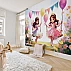 Princess Swing Kids Wall Mural – Cute Girls Balloon Garden Design Princess Swing Kids Wall Mural – Cute Girls Balloon Garden Design