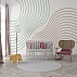 Pastel Wave Lines Wall Mural – Minimal Kids Abstract Design Pastel Wave Lines Wall Mural – Minimal Kids Abstract Design
