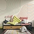 Pastel Wave Lines Wall Mural – Minimal Kids Abstract Design Pastel Wave Lines Wall Mural – Minimal Kids Abstract Design