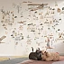 Kids World Map Wall Mural – Vintage Animal Illustration Wallpaper for Children Room Kids World Map Wall Mural – Vintage Animal Illustration Wallpaper for Children Room