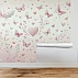Pink Butterfly Heart Kids Wall Mural – Soft Pastel Nursery Design Pink Butterfly Heart Kids Wall Mural – Soft Pastel Nursery Design