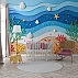 Underwater Waves Kids Wall Mural – 3D Ocean Nursery Design