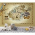 Pirate Treasure Map Wall Mural – Vintage Kids Adventure Design Pirate Treasure Map Wall Mural – Vintage Kids Adventure Design