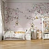Blossom Tree Kids Wall Mural – Soft Pink Nursery Bird Design