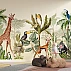 Safari Jungle Kids Wall Mural – Animal Adventure Nursery Design