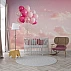 Pink Balloon Sky Kids Wall Mural – Dreamy Nursery Cloud Design Pink Balloon Sky Kids Wall Mural – Dreamy Nursery Cloud Design