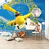 Flying Adventure Plane Wall Mural – Kids Sky & Clouds Playful Design
