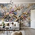 Luxury Floral Tree Wall Mural – Elegant Gold Blossom Wall Design Luxury Floral Tree Wall Mural – Elegant Gold Blossom Wall Design