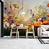 Colorful Wildflower Meadow Wall Mural – Artistic Floral Landscape Design