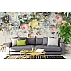 Elegant Watercolor Floral Wall Mural – Soft Botanical Bouquet Design Elegant Watercolor Floral Wall Mural – Soft Botanical Bouquet Design