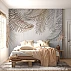 Elegant Palm Leaf Wall Mural – Soft Tropical Modern Design Elegant Palm Leaf Wall Mural – Soft Tropical Modern Design