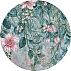 Vintage Hanging Floral Wall Mural – Elegant Botanical Canopy Design