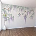 Wisteria Floral Wall Mural – Elegant Hanging Blossom Nature Design