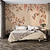 Warm Autumn Floral Branch Wall Mural – Beige Botanical Nature Design