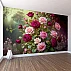 Romantic Rose Garden Wall Mural – Vintage Floral Bouquet Design Romantic Rose Garden Wall Mural – Vintage Floral Bouquet Design