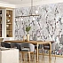 Elegant Oriental Blossom Wall Mural – Soft Botanical Bird Design