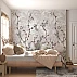Elegant Oriental Blossom Wall Mural – Soft Botanical Bird Design