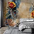 Artistic Rose Wall Mural – Bold Yellow Red Floral Painting Design Artistic Rose Wall Mural – Bold Yellow Red Floral Painting Design