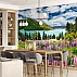 Wildflower Lake Landscape Wall Mural – Vibrant Nature Wallpaper for Living Room