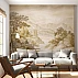 Vintage Sepia Landscape Wall Mural – Classic Scenic Nature Art Design
