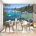 Crystal Clear Lake Wall Mural – Scenic Mountain Water Landscape Wallpaper for Office