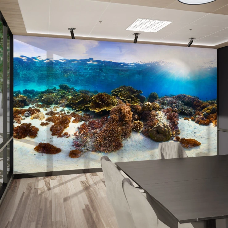 Underwater Coral Reef Wall Mural – Ocean Nature Seascape Design