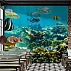 Tropical Coral Reef Fish Wall Mural – Vibrant Underwater Ocean Wallpaper for Dining & Living Room