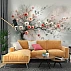 Soft Blossom Branch Wall Mural – Elegant Minimal Floral Design Soft Blossom Branch Wall Mural – Elegant Minimal Floral Design