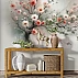 Soft Blossom Branch Wall Mural – Elegant Minimal Floral Design Soft Blossom Branch Wall Mural – Elegant Minimal Floral Design