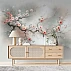 Soft Blossom Branch Wall Mural – Elegant Floral Minimal Design