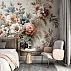 Romantic Floral Bouquet Wall Mural – Elegant Vintage Flower Design