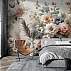Romantic Floral Bouquet Wall Mural – Elegant Vintage Flower Design