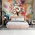 Abstract Floral Watercolor Wall Mural – Soft Color Artistic Design