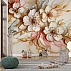 Luxury White Gold Floral Wall Mural – Elegant Soft Blossom Design