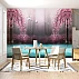 Cherry Blossom Lake Wall Mural – Pink Trees Misty Water Landscape Cherry Blossom Lake Wall Mural – Pink Trees Misty Water Landscape