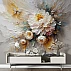 3D Floral Blossom Wall Mural – Elegant Soft Petal Art Wallpaper
