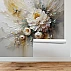 3D Floral Blossom Wall Mural – Elegant Soft Petal Art Wallpaper