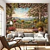Tuscan Terrace Garden Wall Mural – Scenic Italian Landscape View Tuscan Terrace Garden Wall Mural – Scenic Italian Landscape View