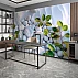 Zen Stone Garden Wall Mural – 3D Pebble & Botanical Design Zen Stone Garden Wall Mural – 3D Pebble & Botanical Design