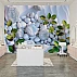 Zen Stone Garden Wall Mural – 3D Pebble & Botanical Design Zen Stone Garden Wall Mural – 3D Pebble & Botanical Design