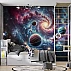 Galaxy Universe Wall Mural – Space Planets Cosmic Spiral Design