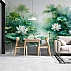 Serene Lotus Pond Wall Mural – Tranquil Water Garden Design